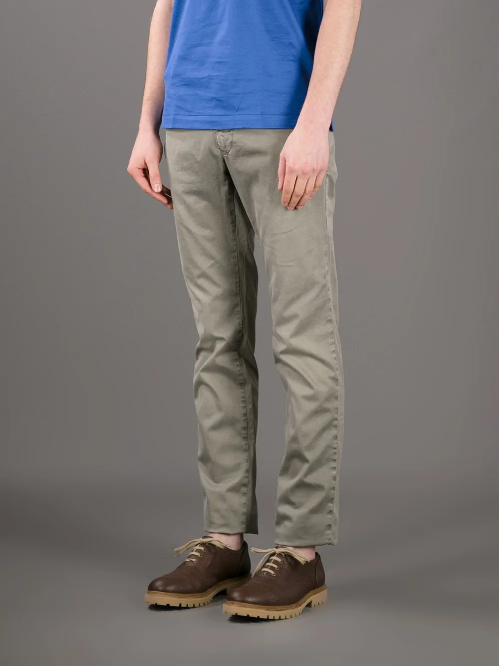  Incotex Slim Fit Chino - Grey 