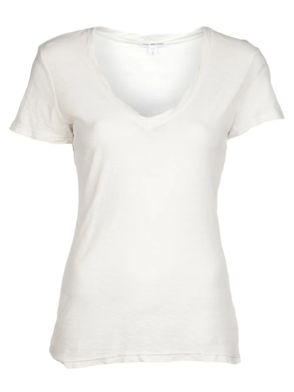 James Perse Casual v-neck t-shirt Wit