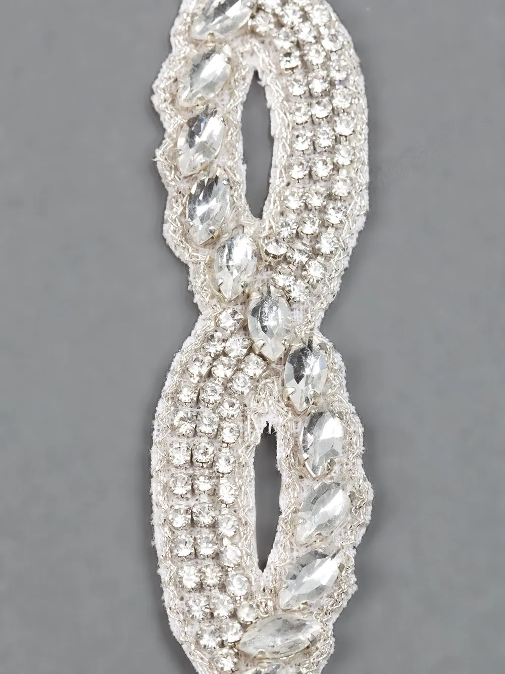 Deepa Gurnani Diamanté Embellished Headband In White