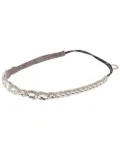 Deepa Gurnani cut crystal headband - SILVER