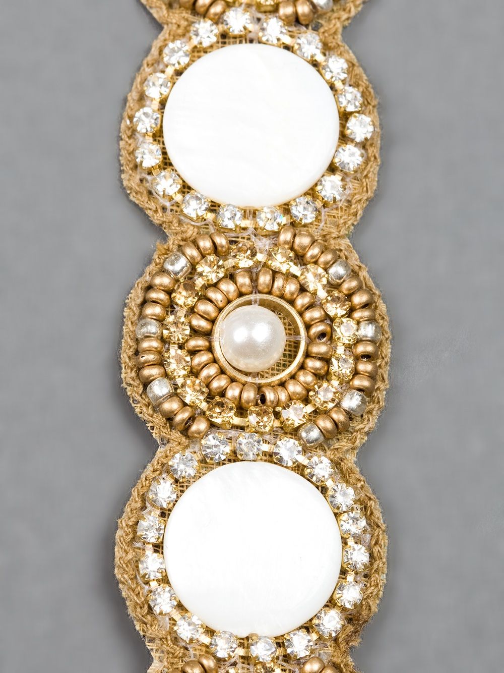 Deepa Gurnani Embellished Headband In Neutral
