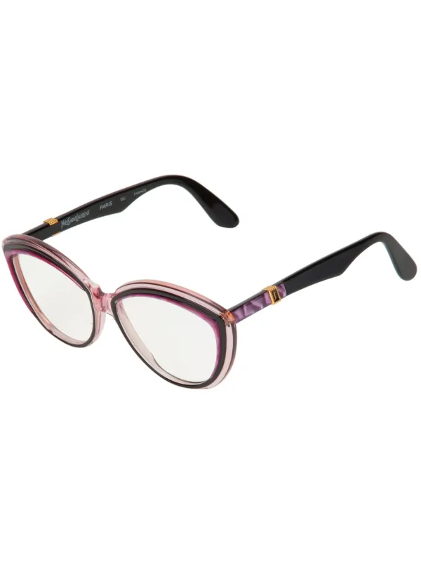 Papillon Pre Vue Owned Saint Lunettes Yves Farfetch Laurent De UMSpzV