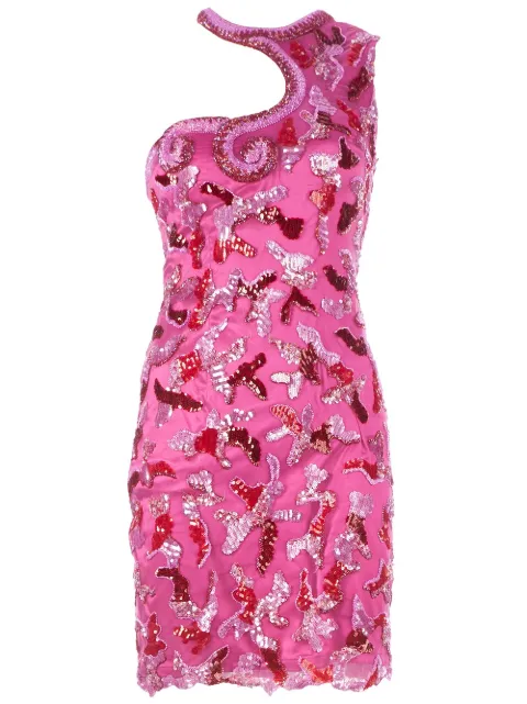 Georges Mak 'Madje' sequinned one-shoulder dress