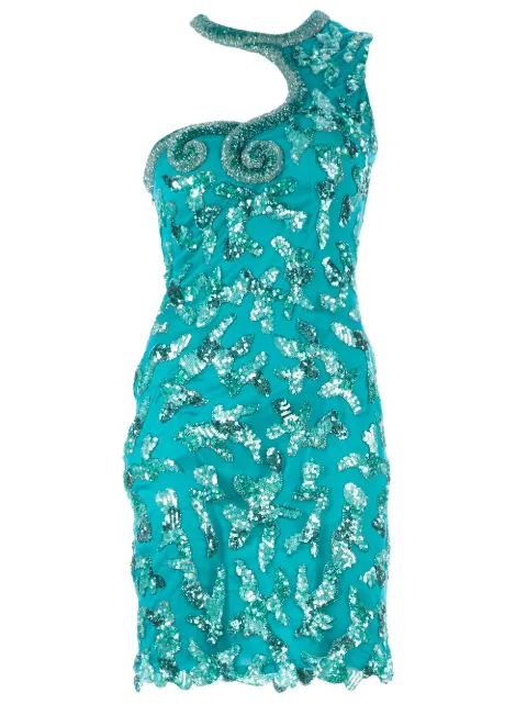 Georges Mak 'Madje' sequinned one-shoulder dress