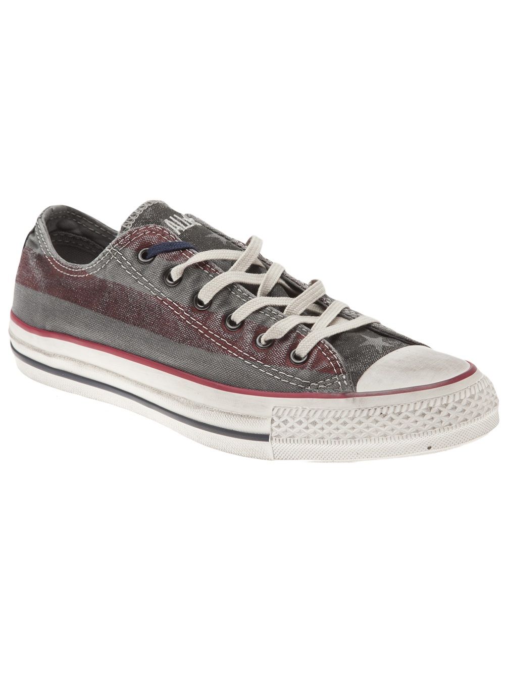 фото Converse lo-top striped sneaker