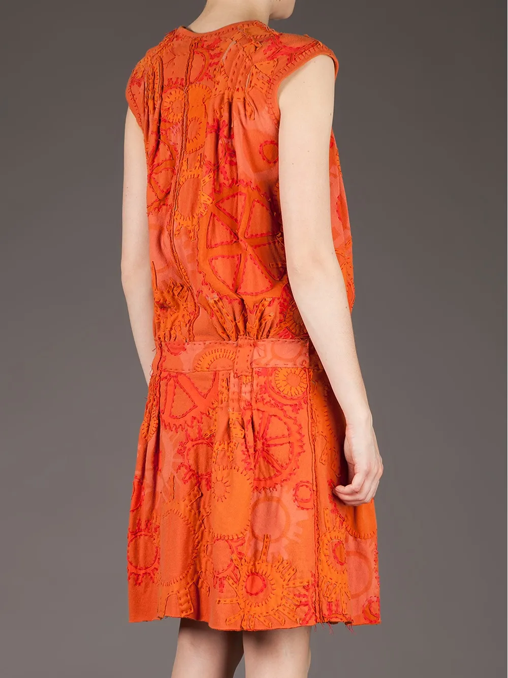 Projet Alabama Sunshine Patterned Wrap Dress In Yellow