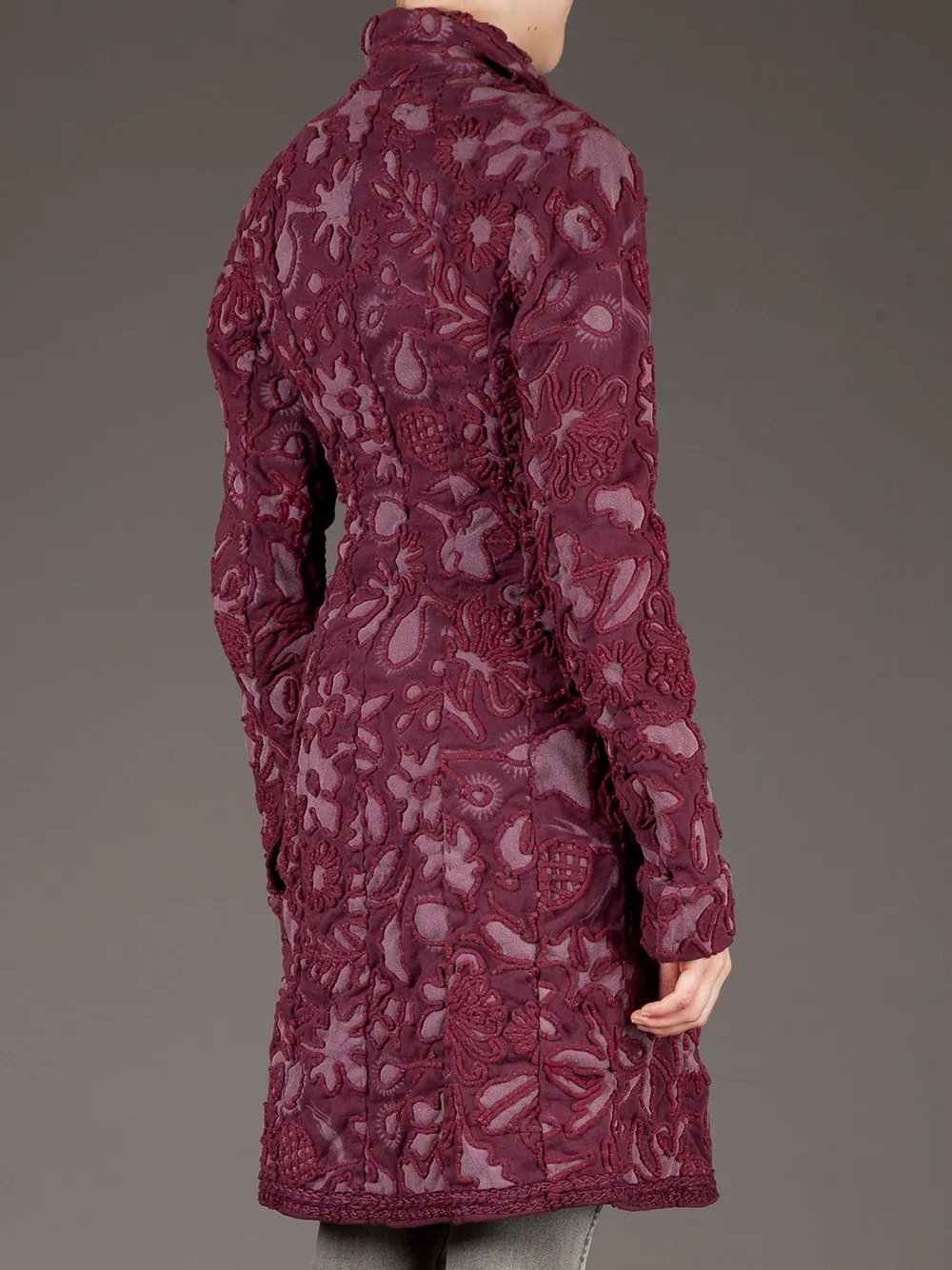Projet Alabama Patterned Coat In Pink