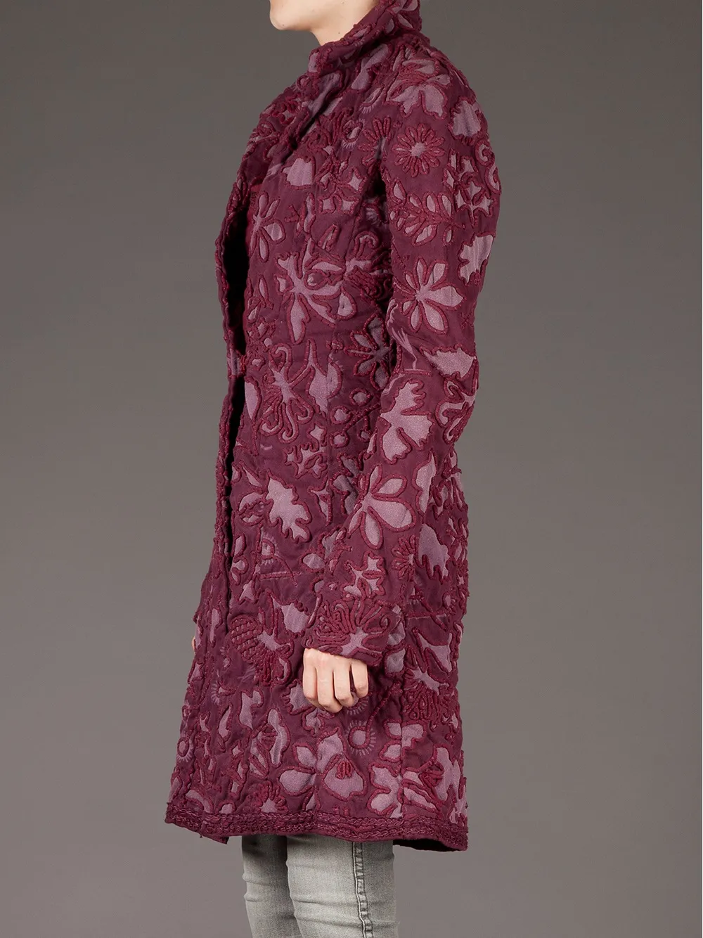 Projet Alabama Patterned Coat In Pink