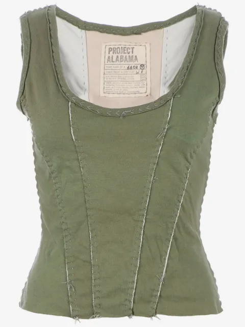 Projet Alabama stitch trim tank top