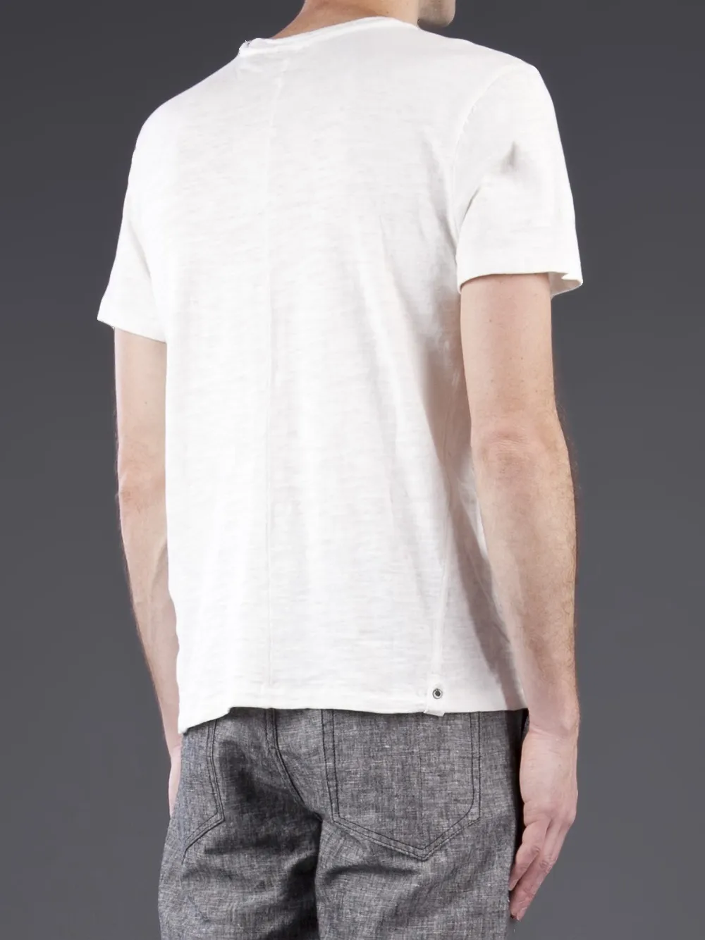 rag & bone basic t-shirt Wit
