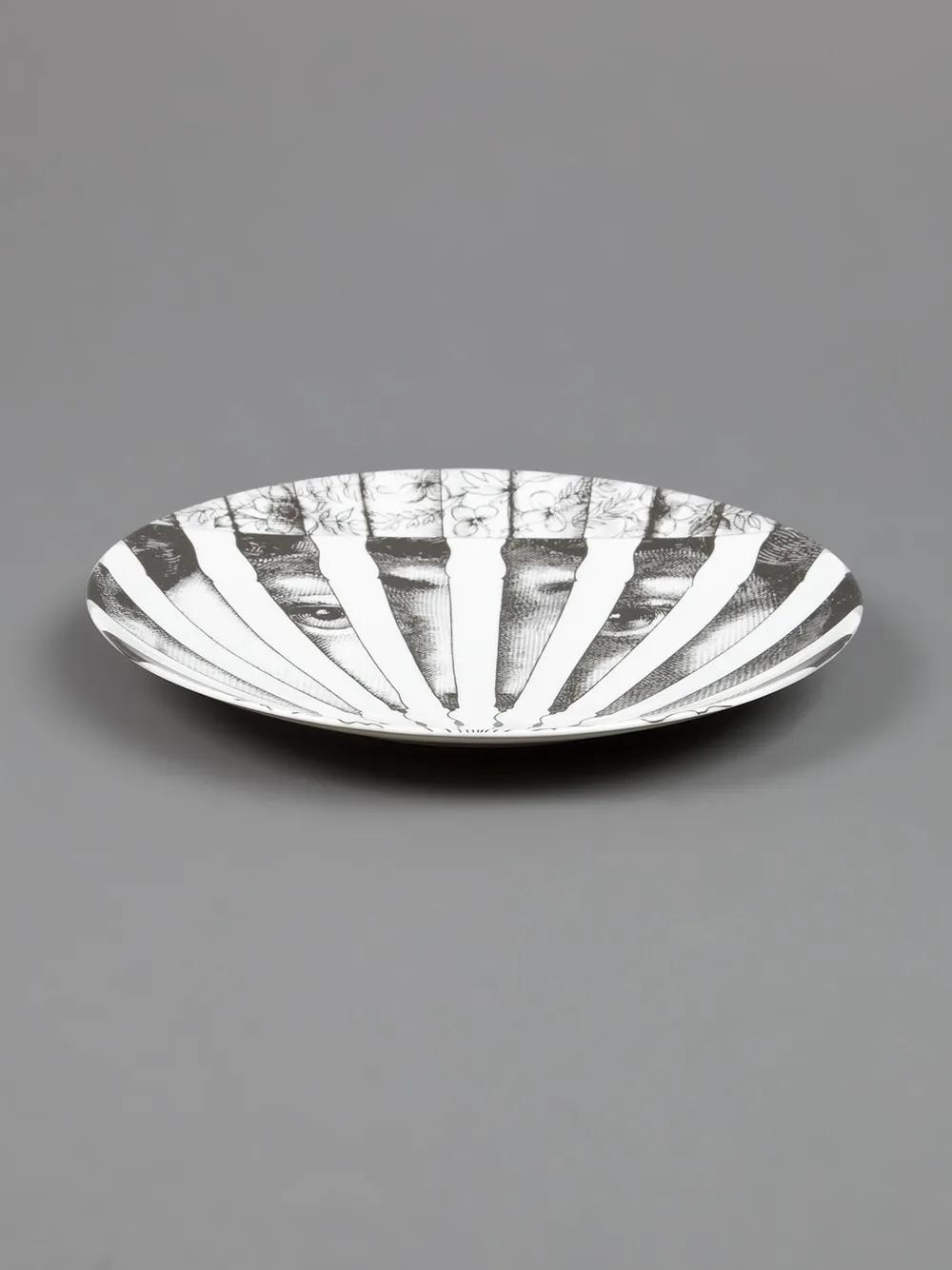 Shop Fornasetti Plate In White