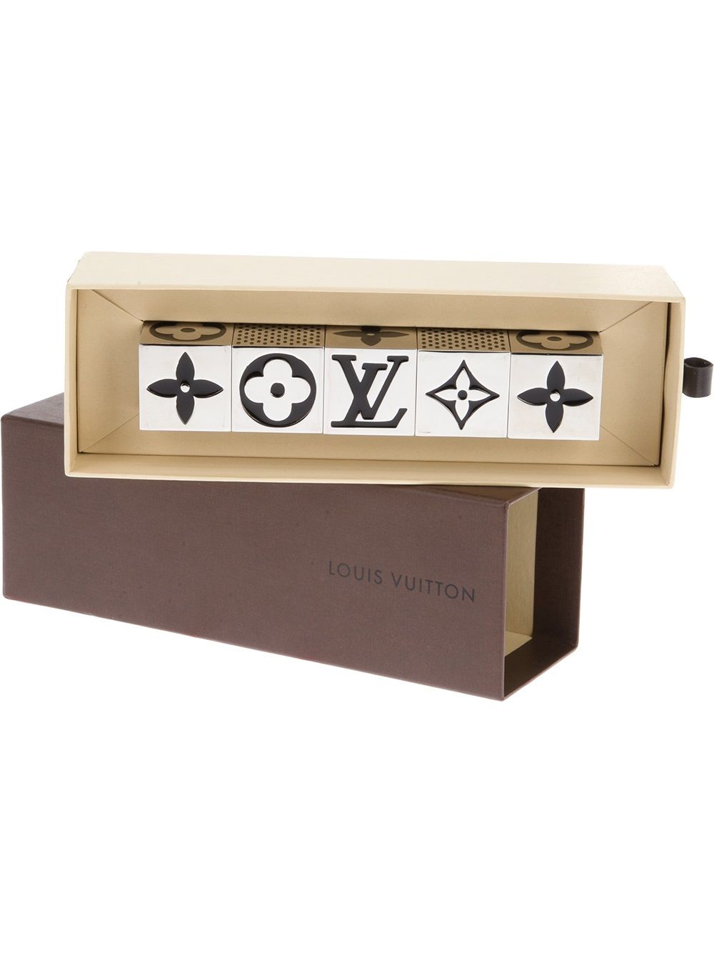 Louis Vuitton Clear Monogram Dice Set Limited