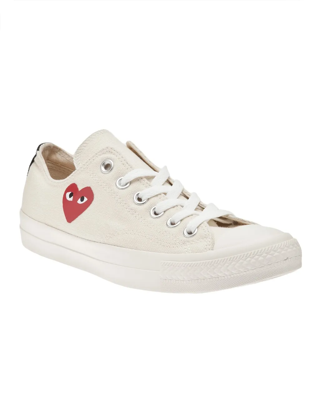 Comme Des Garçons Play ハート プリント スニーカー - ホワイト Comme Des Garçons Play ハート プリント スニーカー - ホワイト