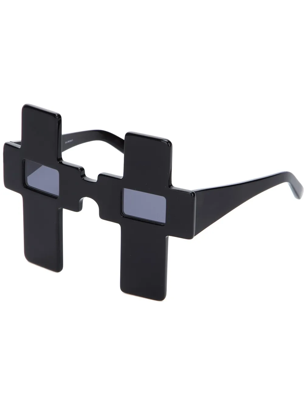 Linda Farrow cross sunglasses | negro | Image 1