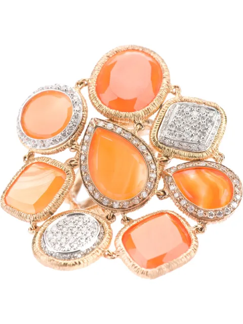 Pascia diamante opal ring