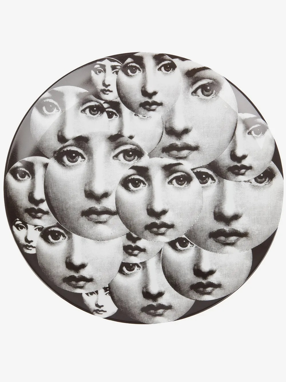 Fornasetti plate | Black | Image 1