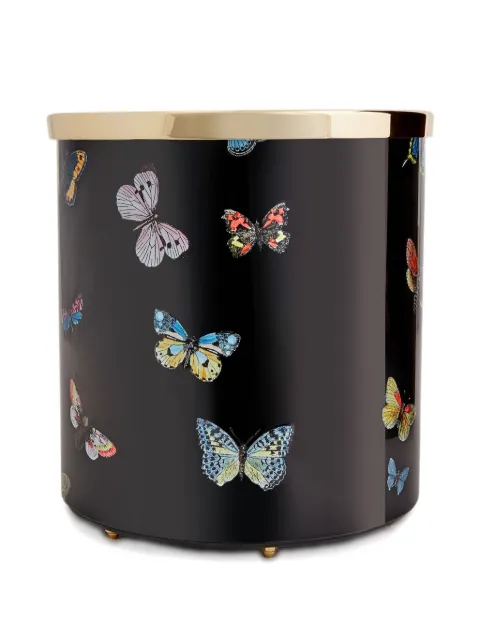 Fornasetti Butterfly-print paper basket