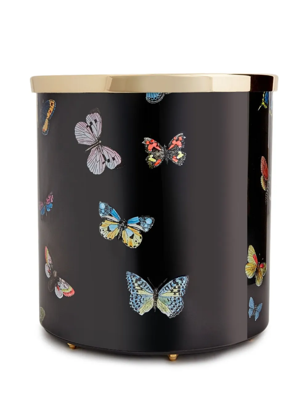 Fornasetti Butterfly ペーパー バスケット - ブラック Fornasetti Butterfly ペーパー バスケット - ブラック