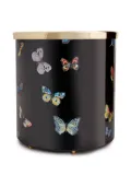 Fornasetti Butterfly-print paper basket - Black