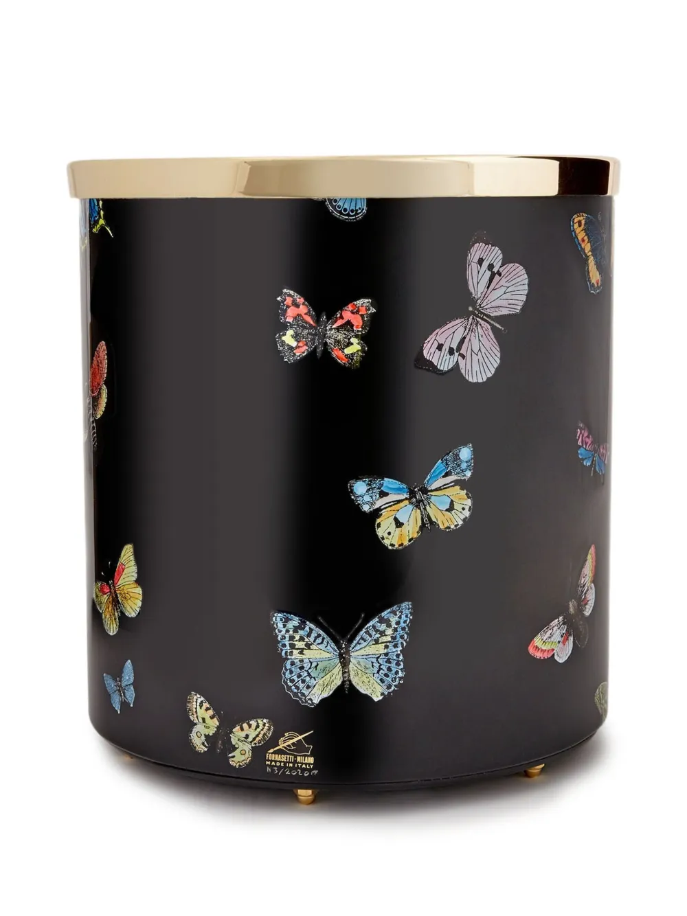 Fornasetti Butterfly-print paper basket | Desk Accessories | Image 2