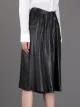 Céline Pre-Owned leather skirt