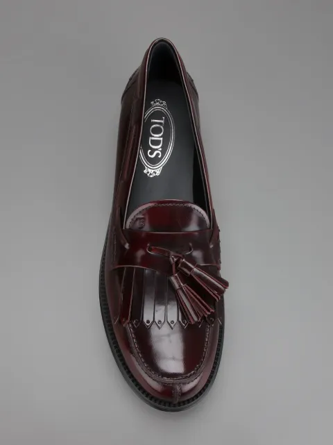 tods tassel loafers