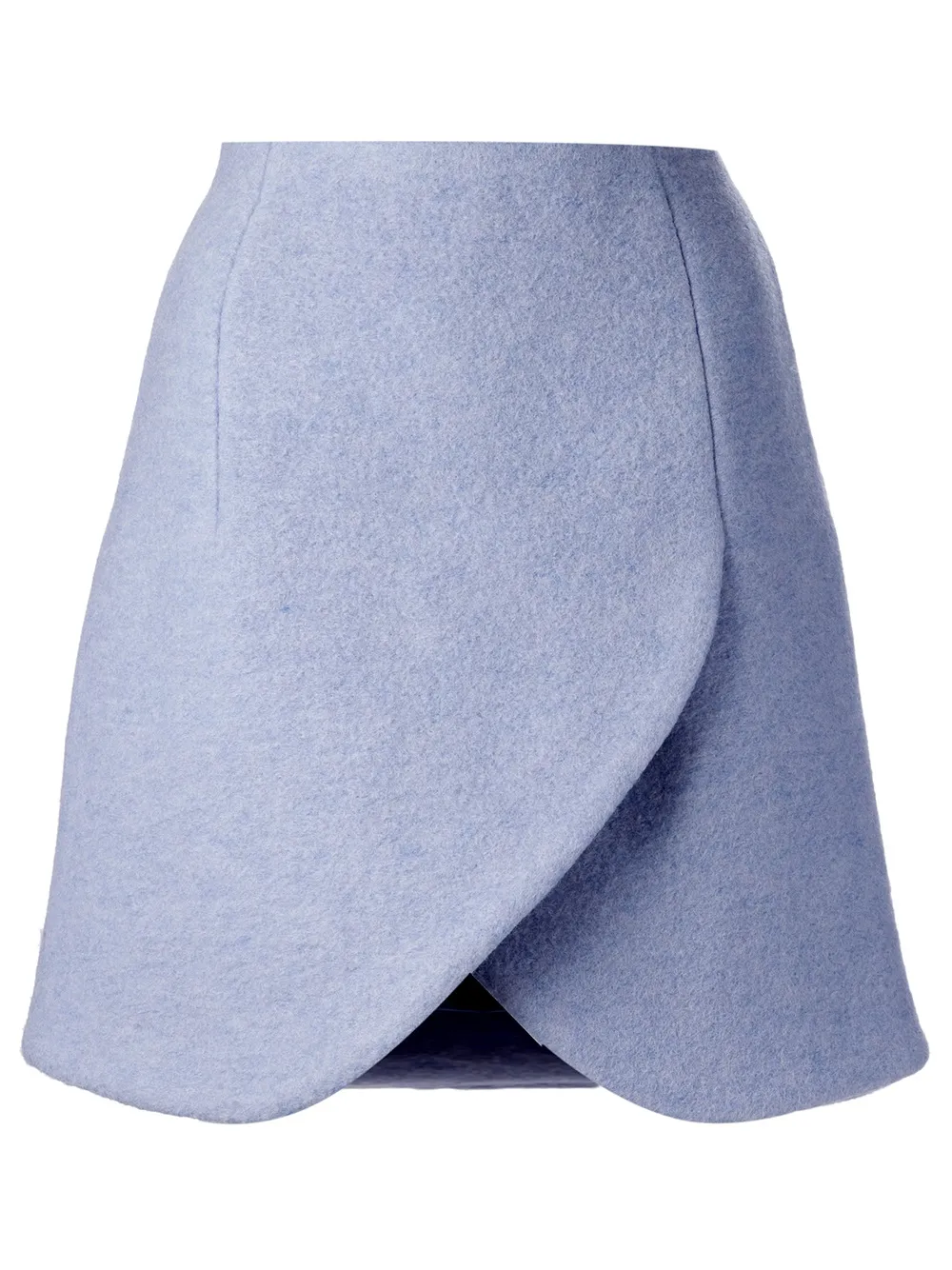 Carven wrap effect skirt - Blu