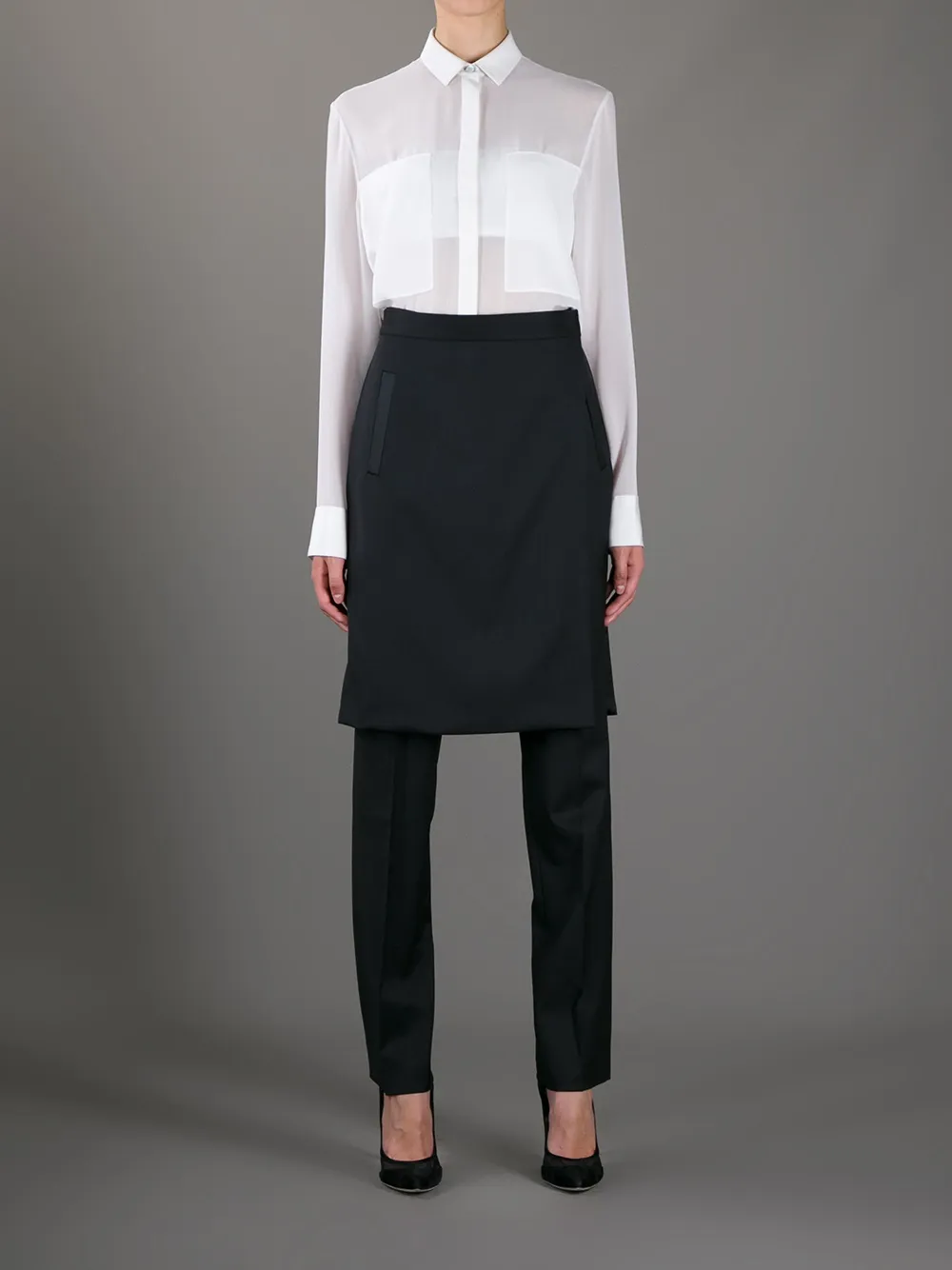  Givenchy Trouser Skirt   Schwarz 