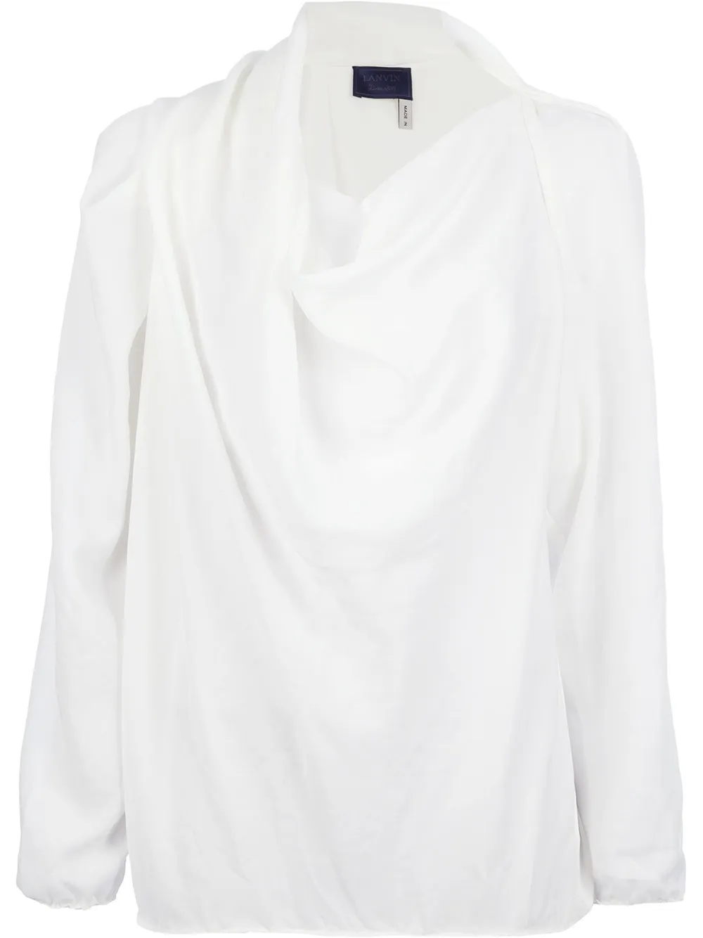 Lanvin draped blouse - Bianco