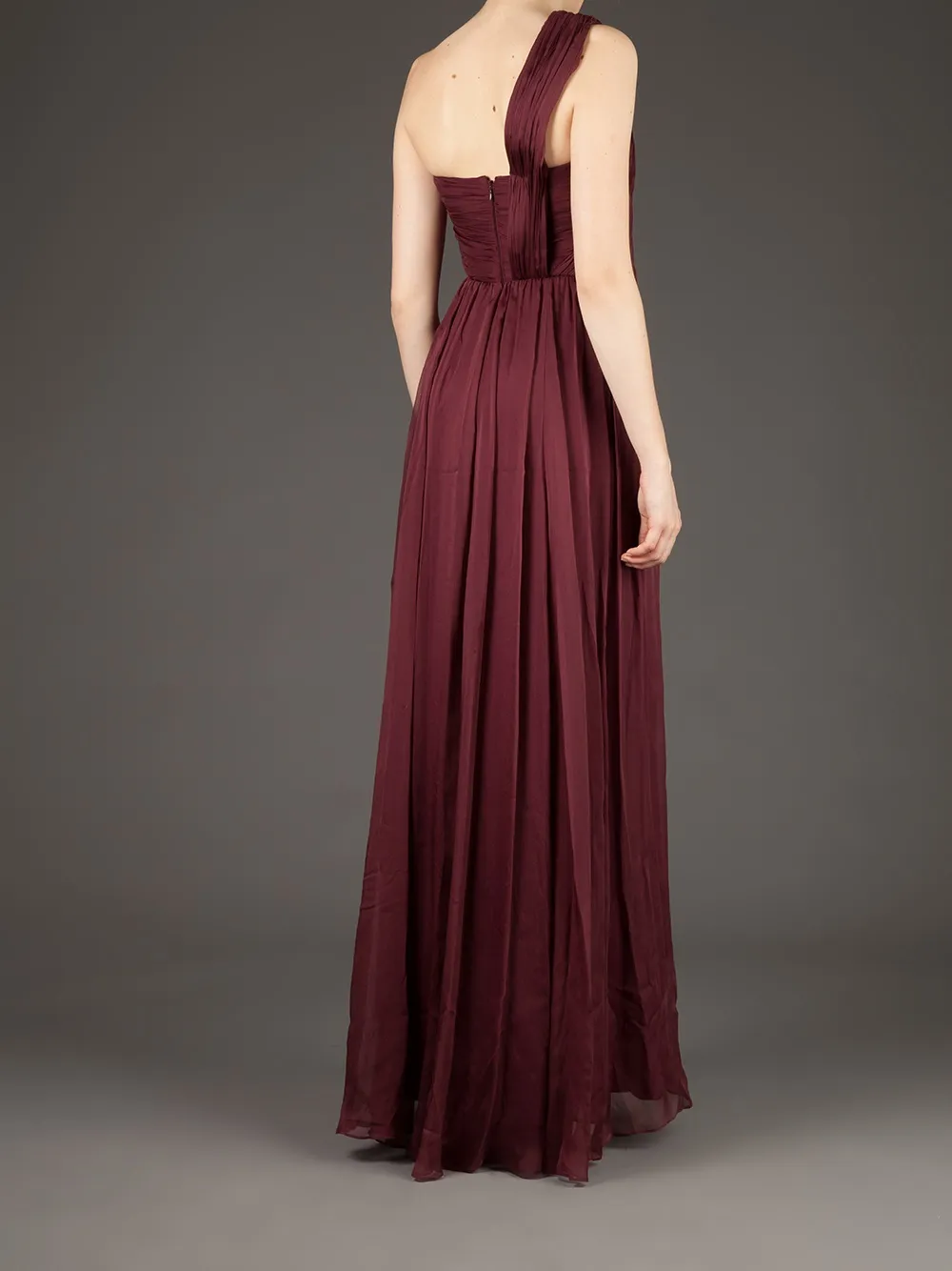 Matthew Williamson Off Shoulder Gown In Red