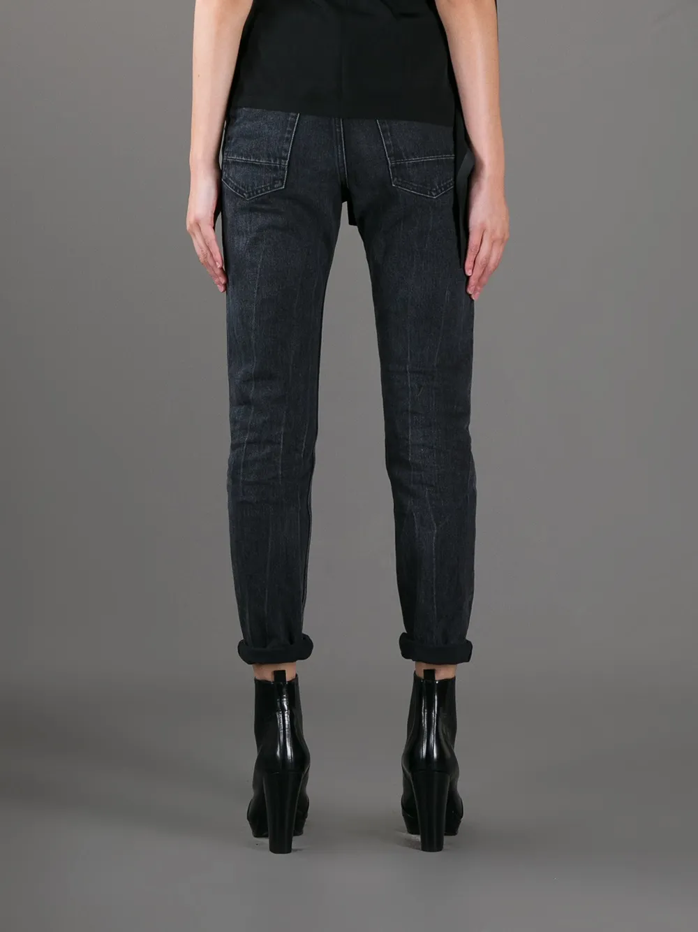 Golden Goose slim jeans Zwart