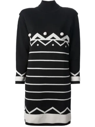 graphic jumper dress