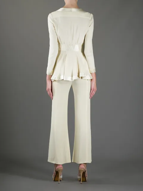 ladies crepe trouser suit
