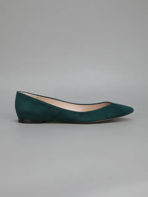 chloe perforated flats
