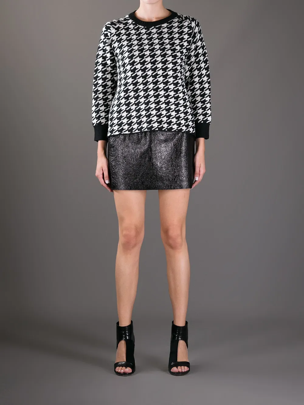 Golden Goose houndstooth print sweater | Knitted Sweaters | Image 2