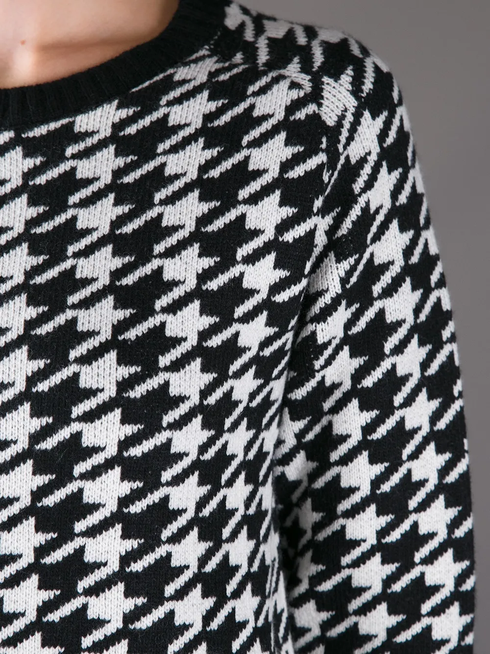 Golden Goose Houndstooth Print Sweater In Multi