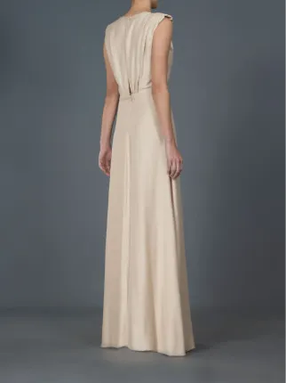 Emannuelle Junqueira Vestido Longo Nude Farfetch