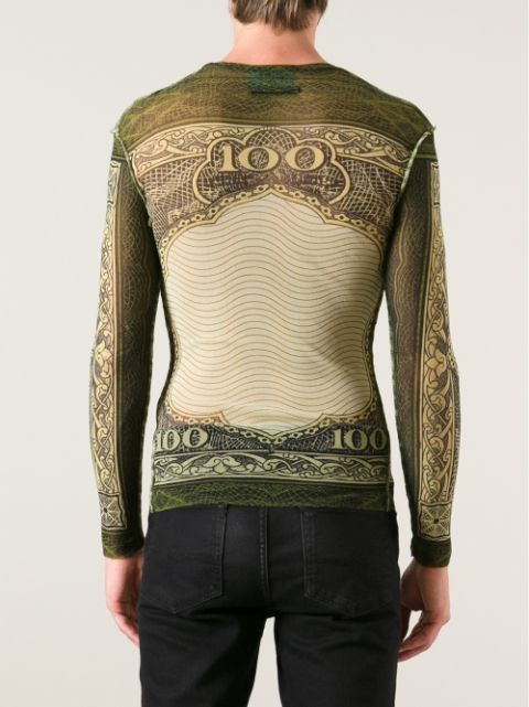 Jean Paul Gaultier Vintage Tattoo Long Sleeved Top - Farfetch