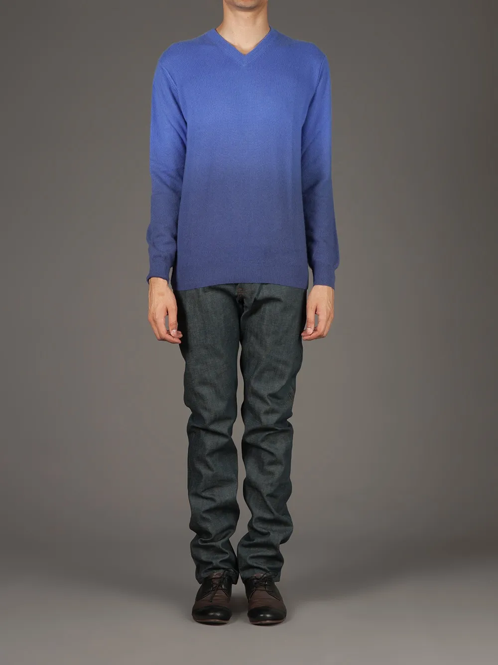 Naked and Famous loose fit jean - Grijs