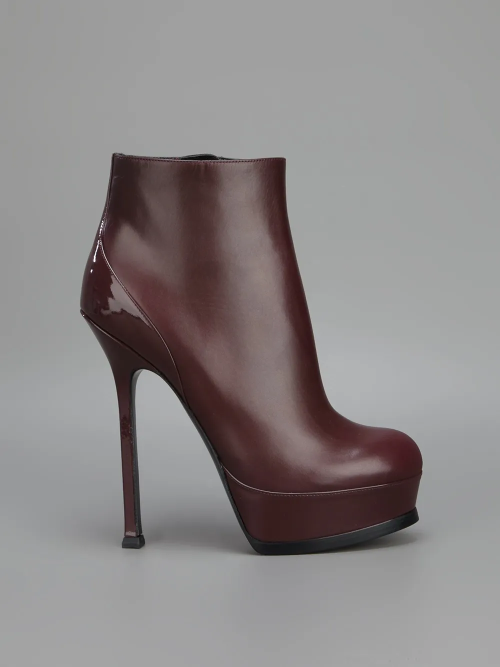 saint laurent platform ankle boots