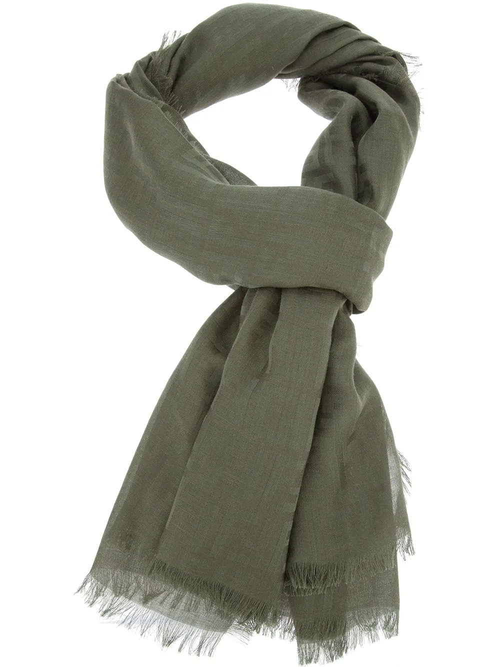 FENDI monogram scarf - グリーン FENDI monogram scarf - グリーン