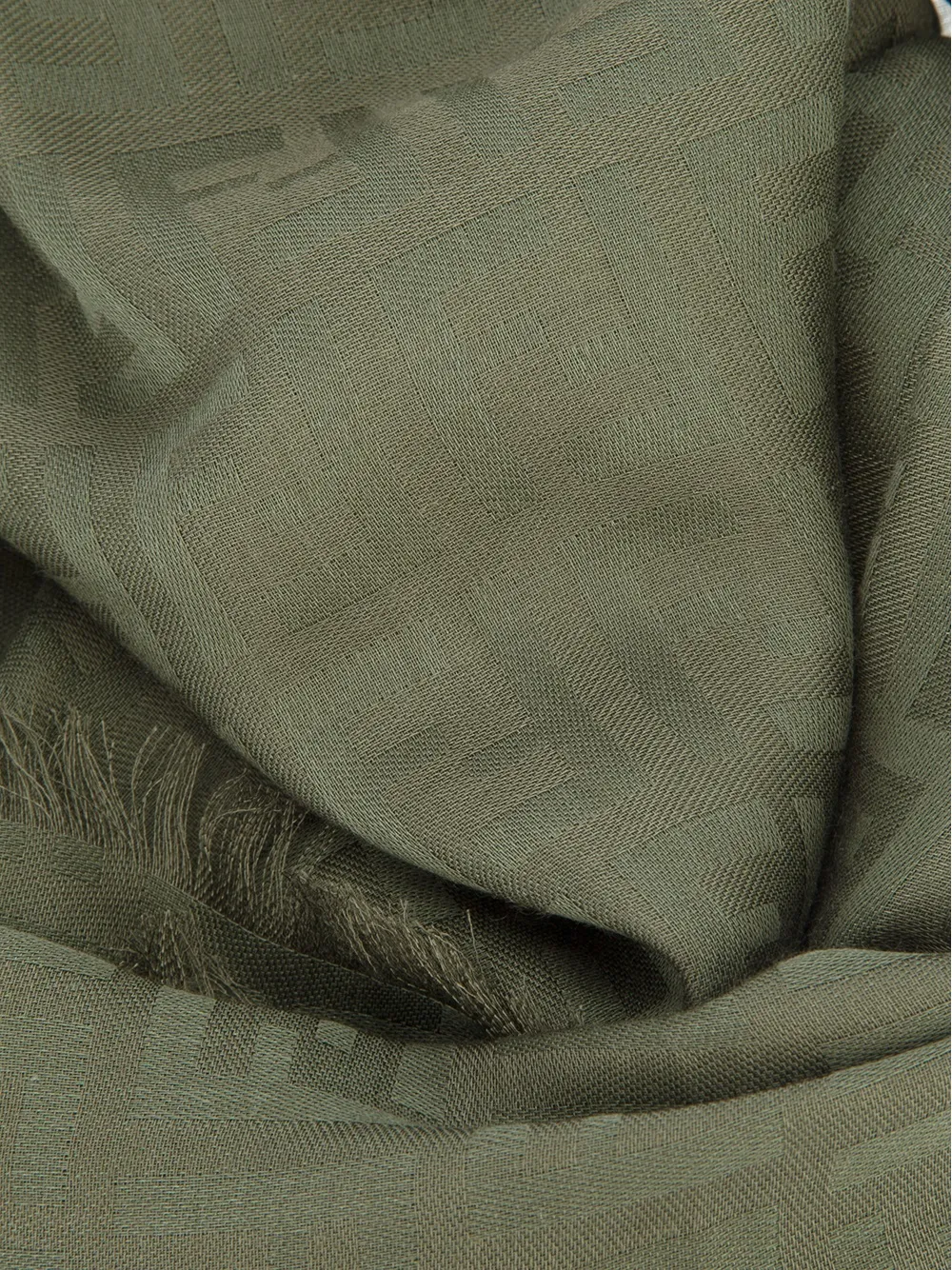 FENDI monogram scarf Groen