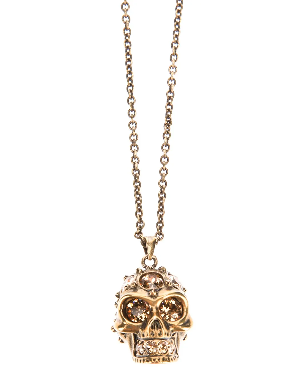 Alexander McQueen skull pendant necklace - マルチカラー Alexander McQueen skull pendant necklace - マルチカラー