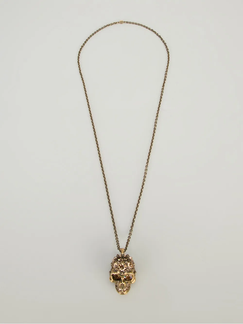 Alexander McQueen skull pendant necklace - Veelkleurig