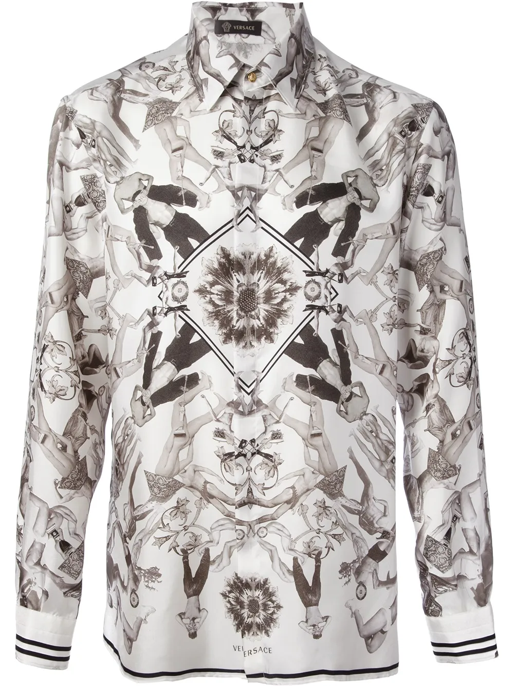 Versace Mirrored Print Shirt - Farfetch