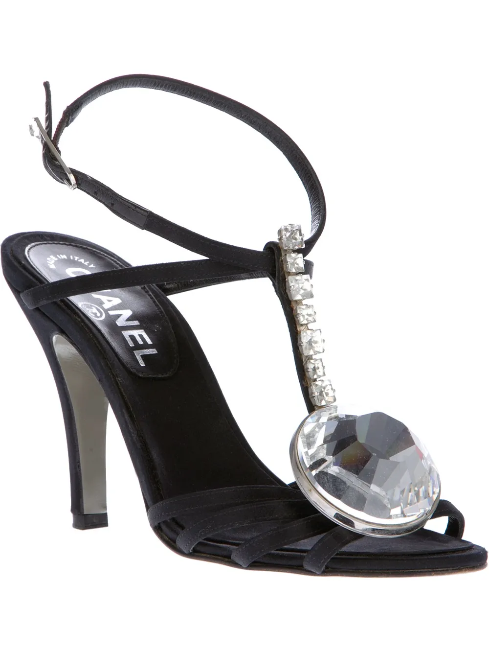 Chanel shop crystal sandals