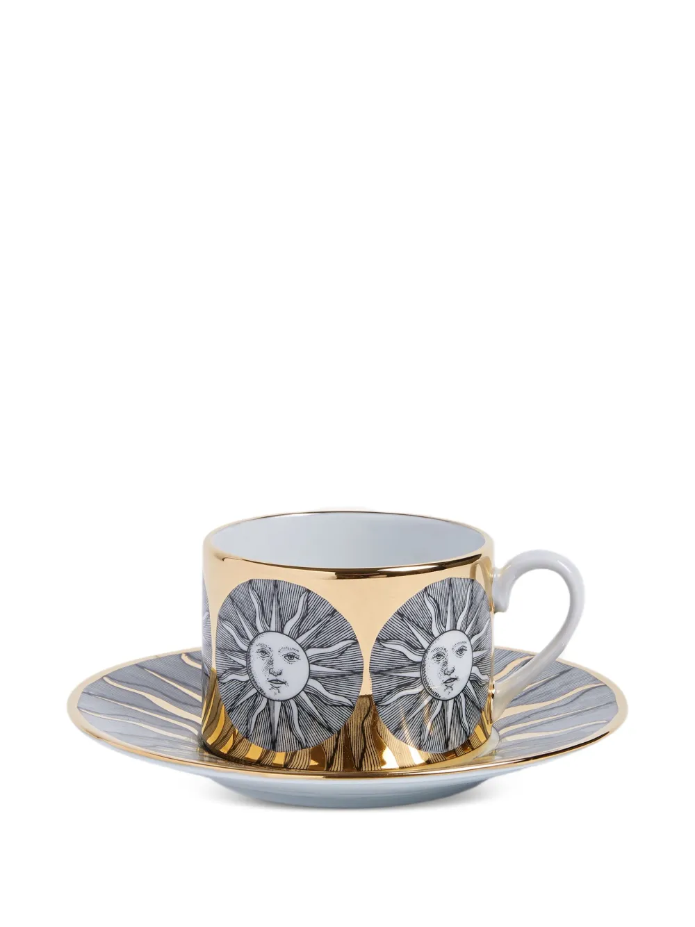 Fornasetti Sole tea cup and saucer | Tea & Coffee | Image 2