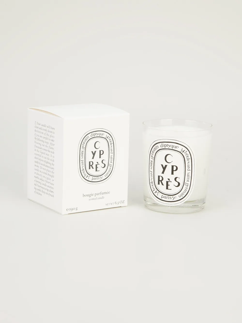  Diptyque Cyprés Candle - White 