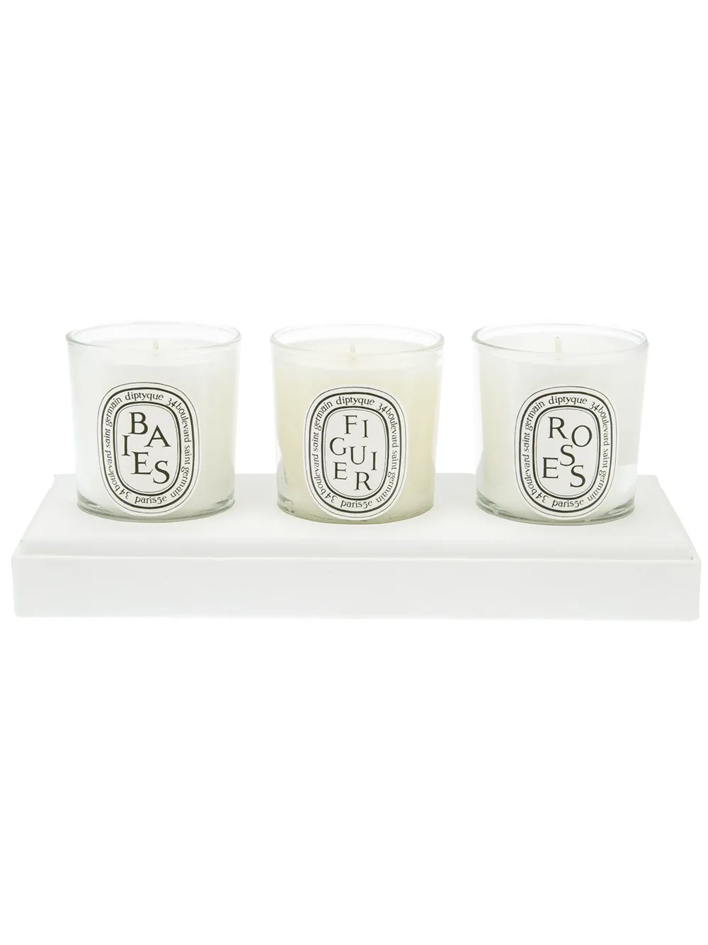 

Diptyque mini candle set - White