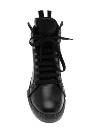 van leather high tops